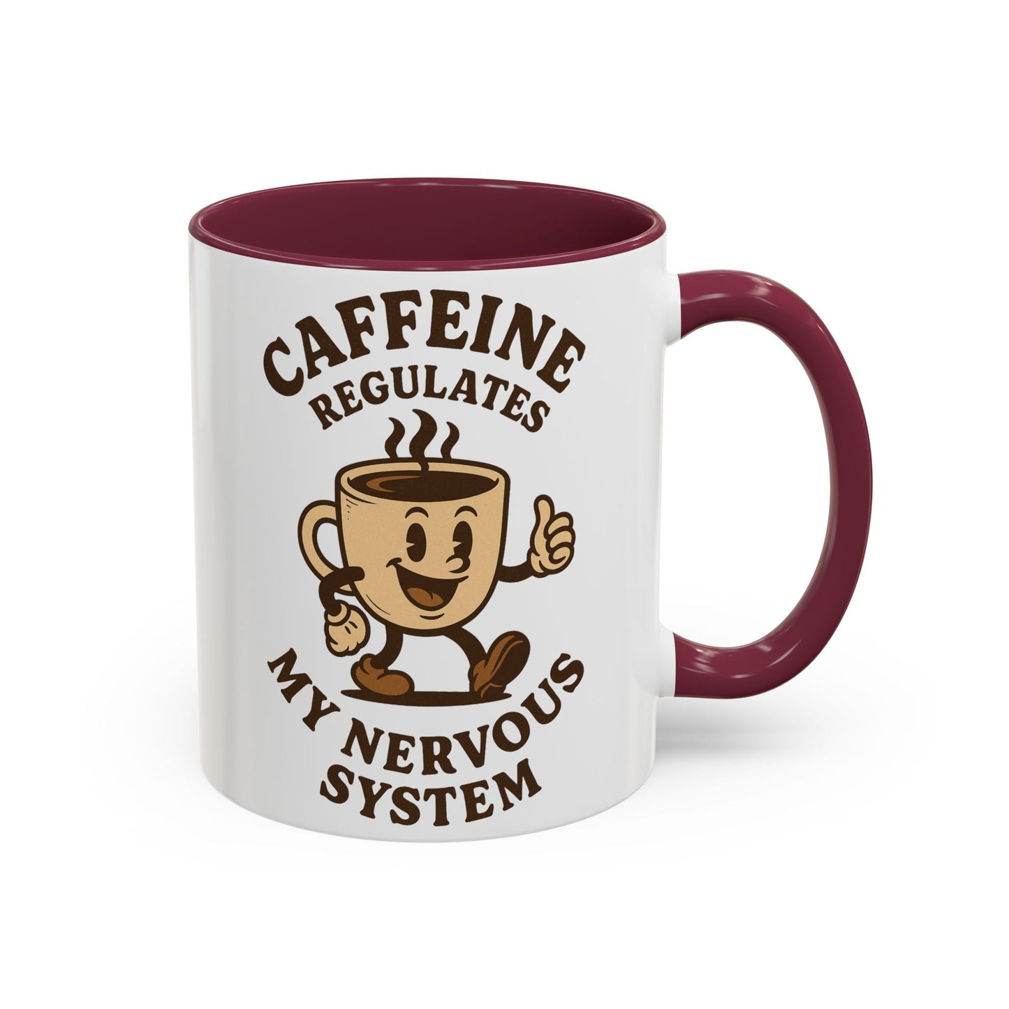 Caffeine Regulates My Nervous System Mug (11oz, 15oz) Printify