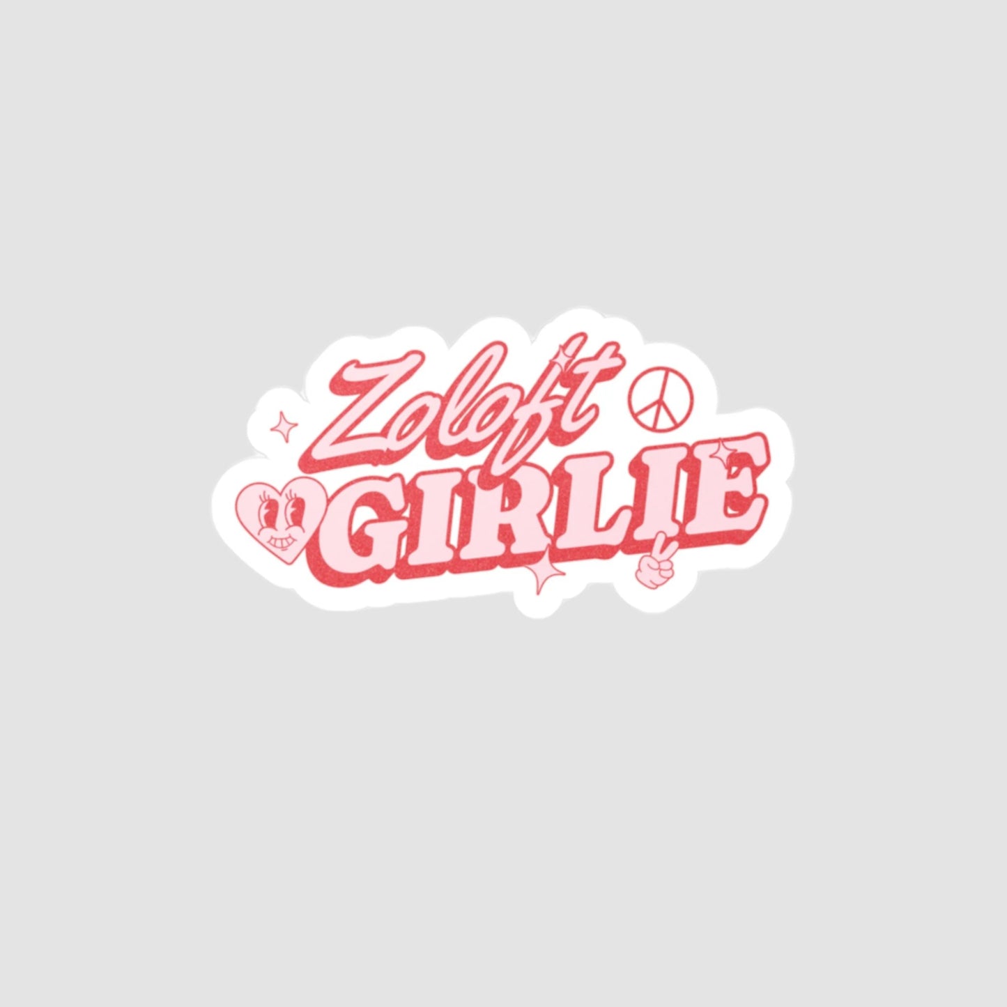 Zoloft Girlie Vinyl Decal Printify