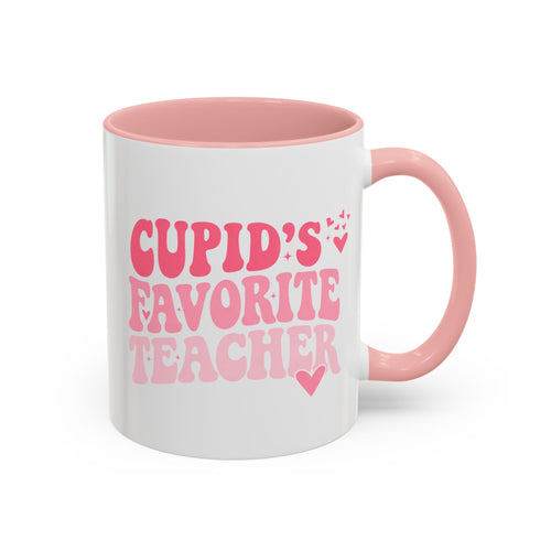 Cupid's Favorite Teacher Mug (11oz, 15oz)