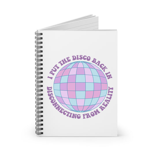 DISCOnnecting From Reality Notebook