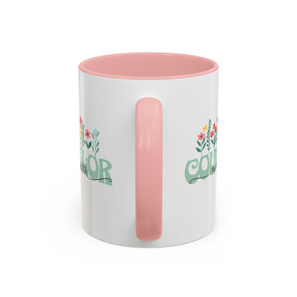 Floral Mental Health Counselor Mug (11oz)