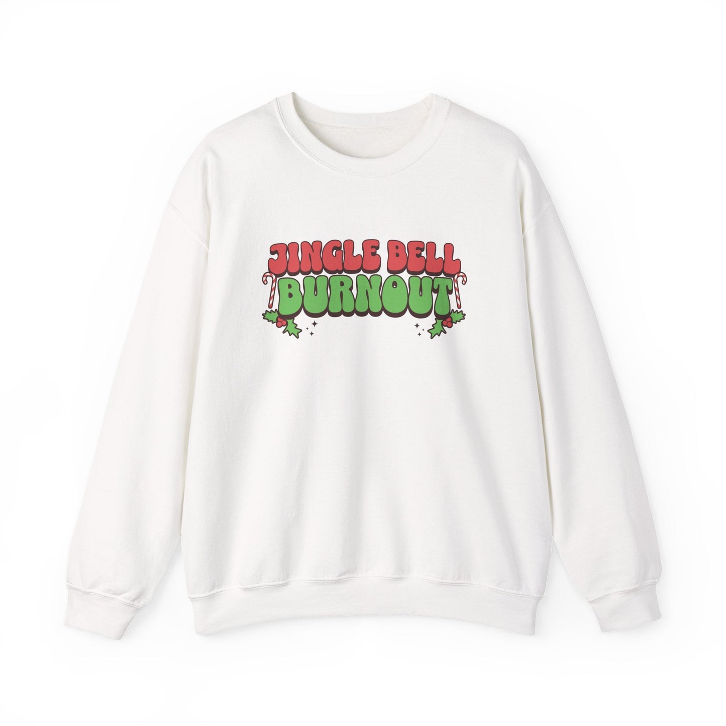Jingle Bell Burnout Crewneck Printify