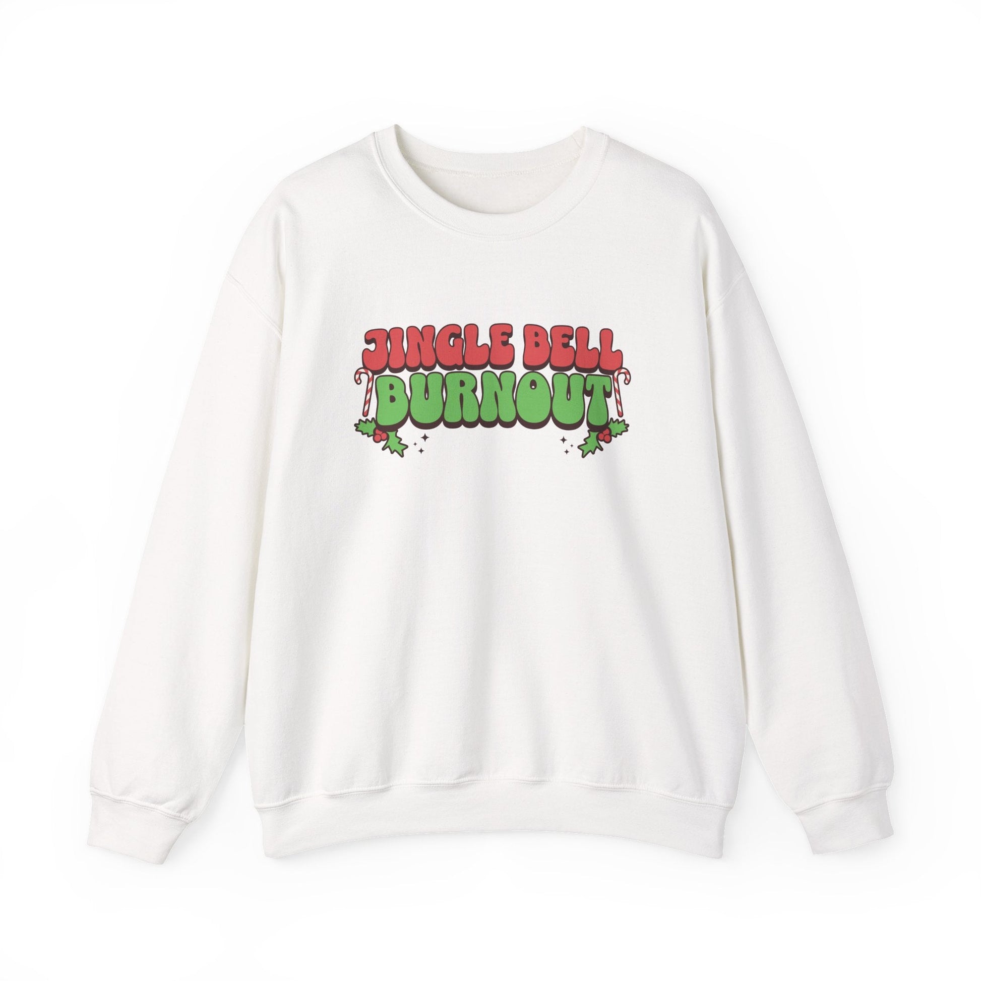 Jingle Bell Burnout Crewneck Printify