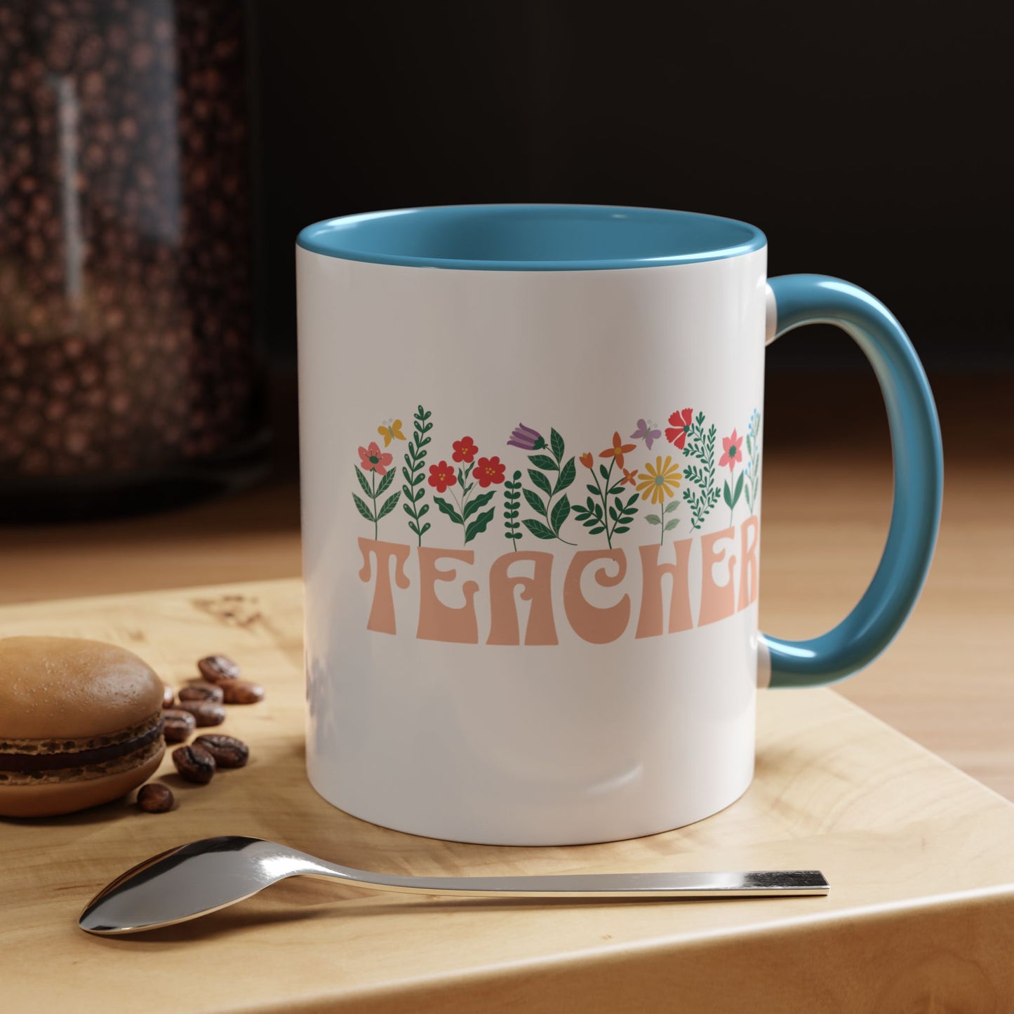 Floral Teacher Mug (11oz)