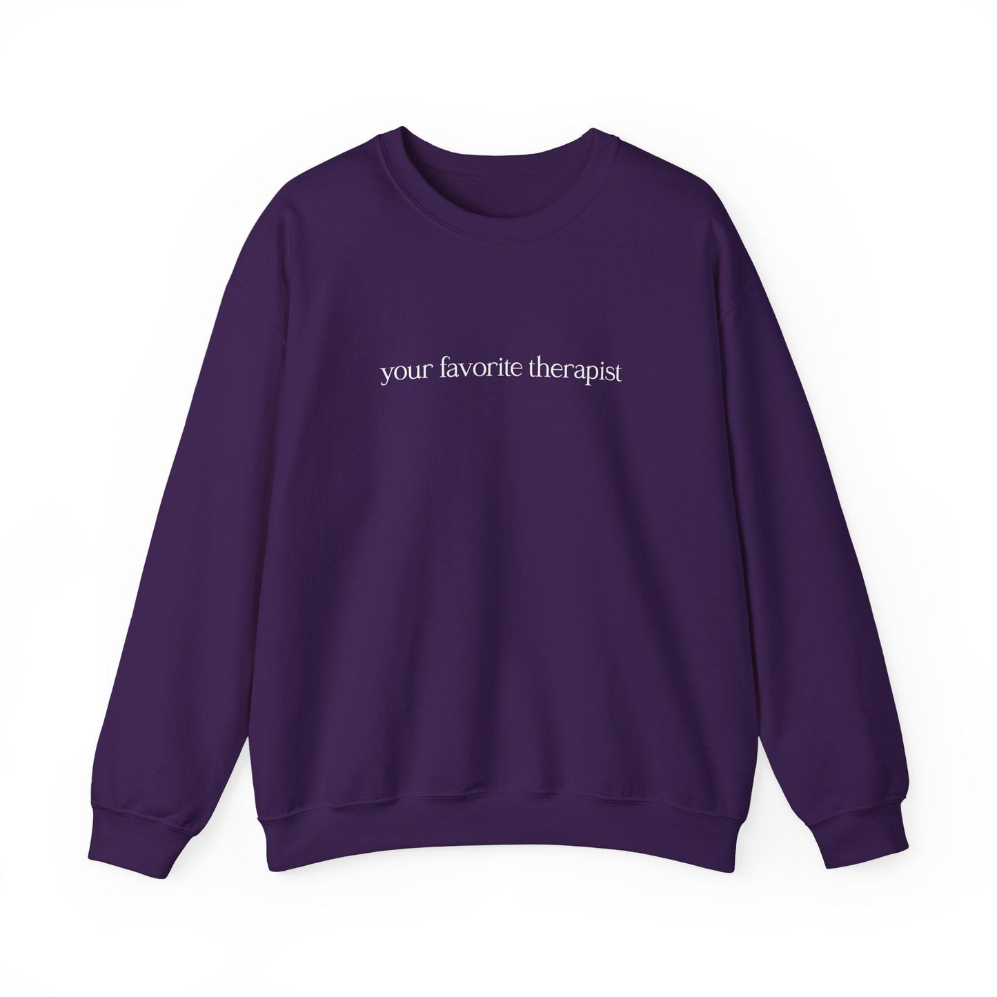 Your Favorite Therapist Crewneck Printify