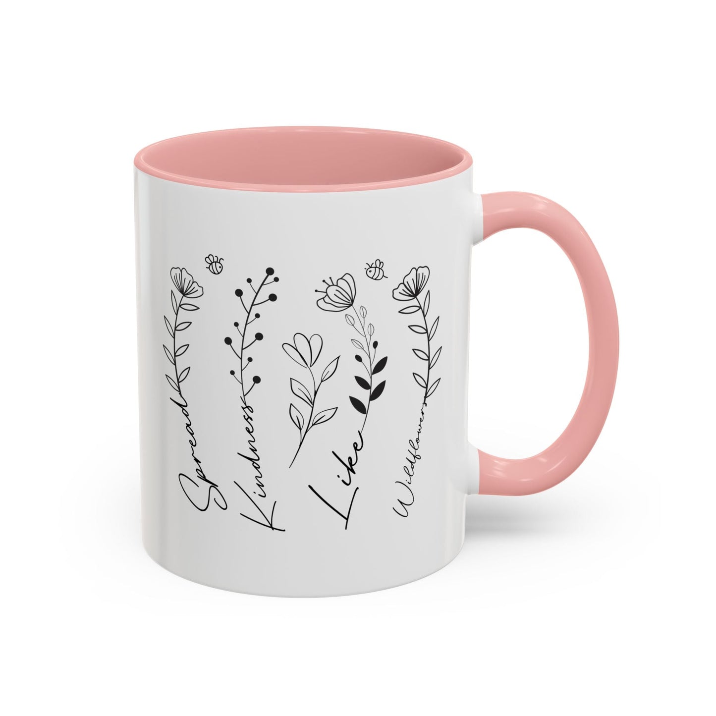 Spread Kindness Like Wildflowers Mug (11oz, 15oz) Printify