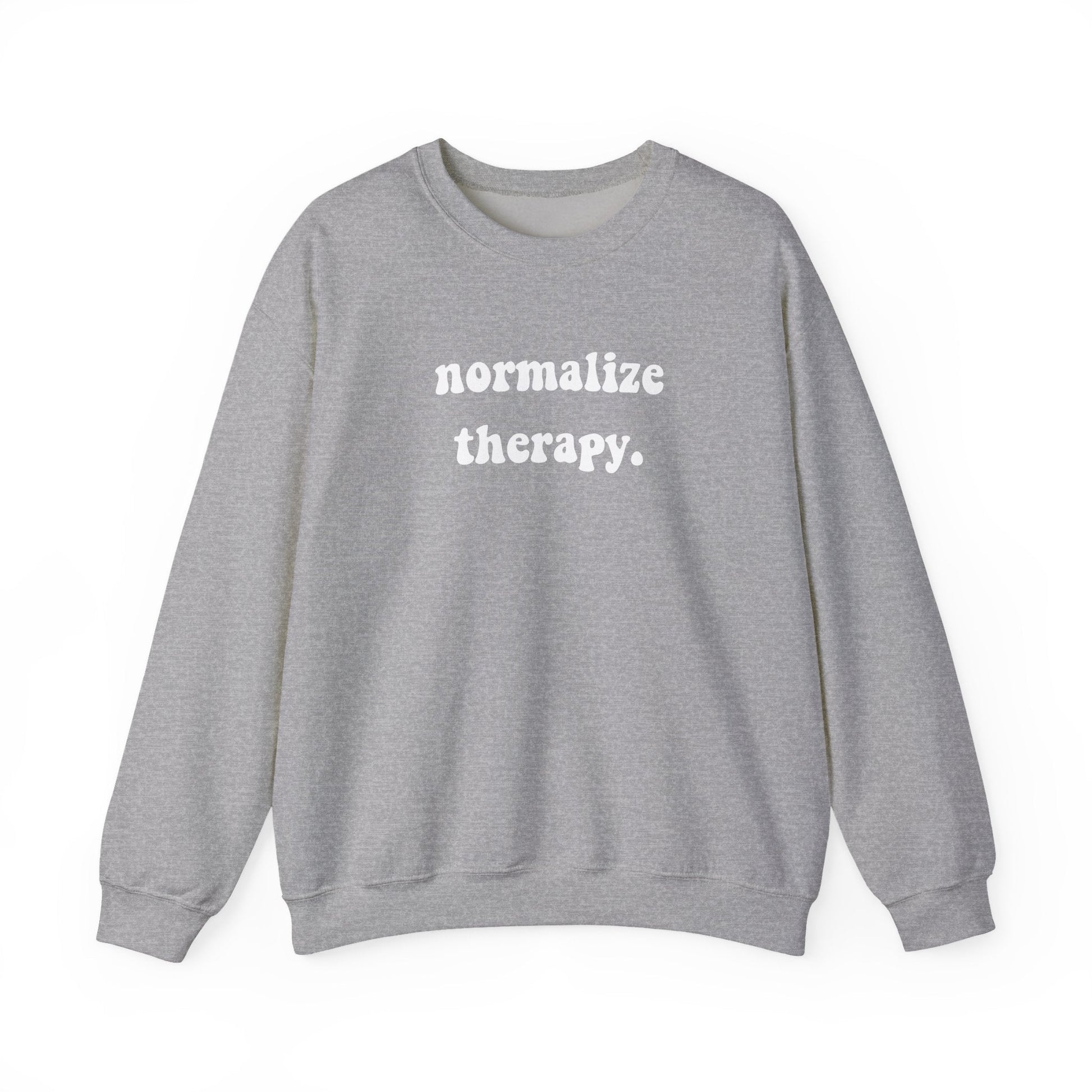 Normalize Therapy Crewneck Printify