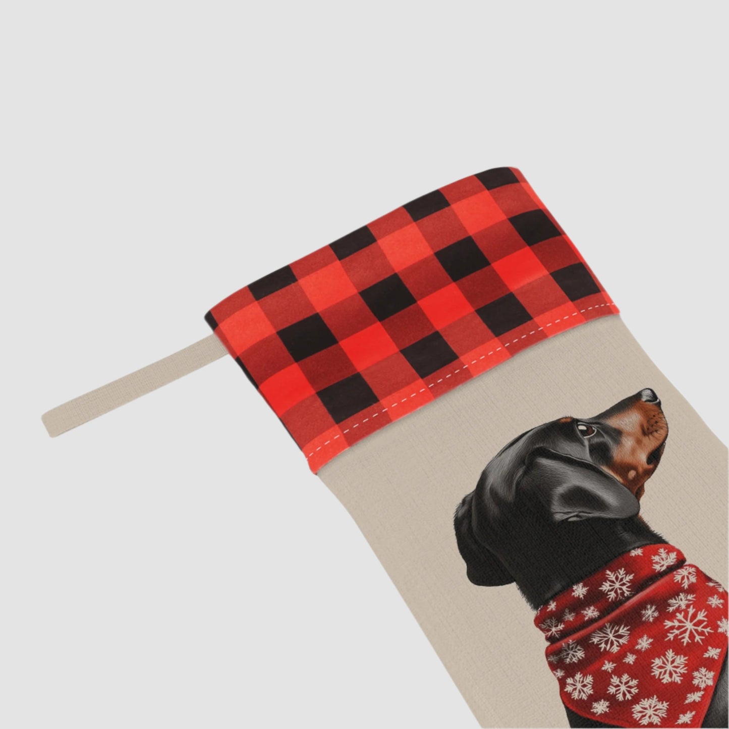 Dachshund Christmas Stocking - Personalization Available!