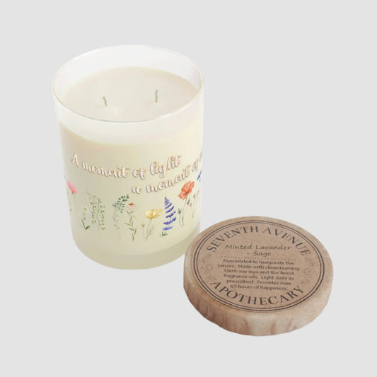 A Moment of Light, A Moment of Calm Scented Candle (11oz) Printify