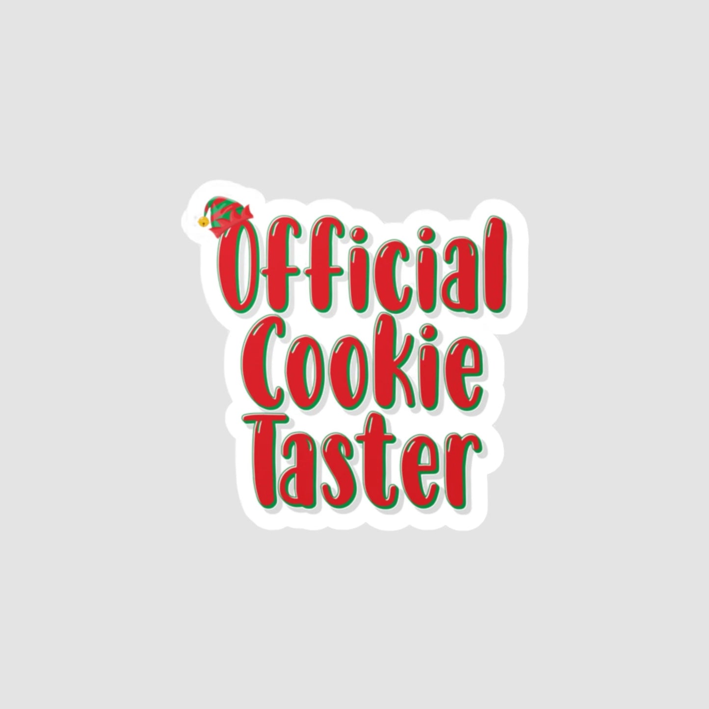 Official Cookie Taster Vinyl Decal Printify