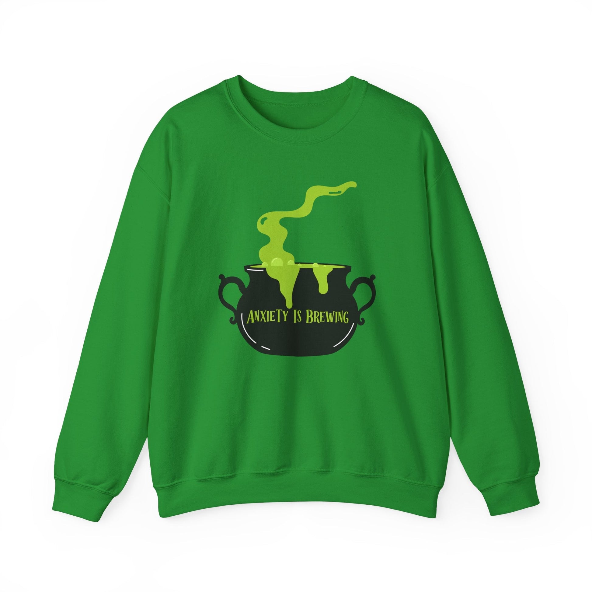 Anxiety is Brewing Crewneck Printify