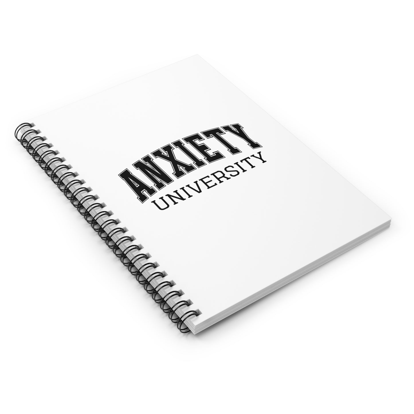 Anxiety University Notebook