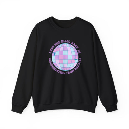 DISCOnnecting From Reality Crewneck