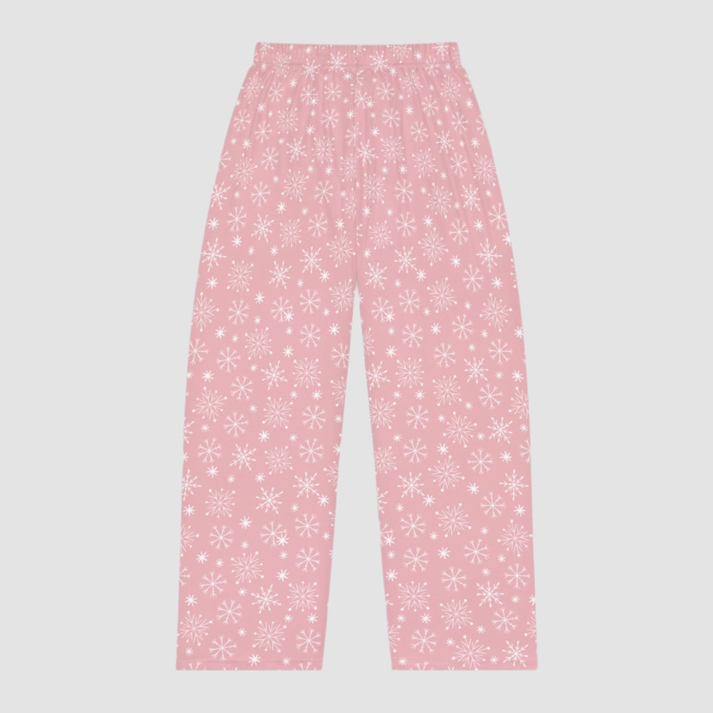 Pink Snowflakes Women's PJ Pants