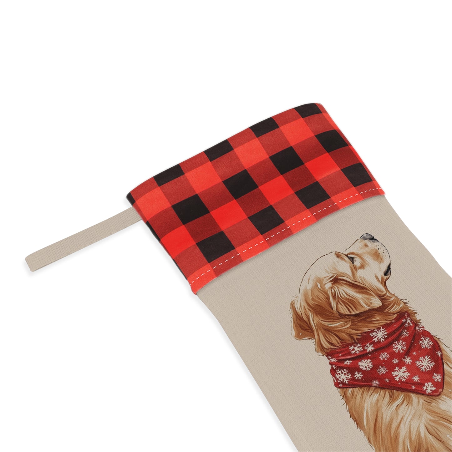 Golden Retriever Christmas Stocking - Personalization Available!