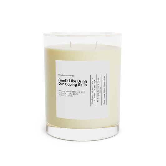 Smells Like Using Our Coping Skills Candle Printify
