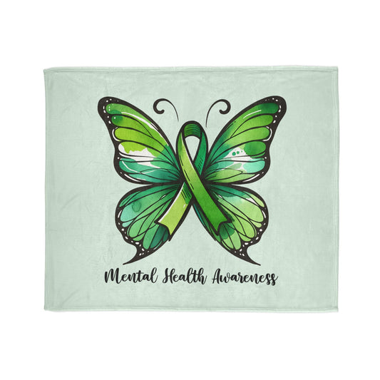 Mental Health Awareness Blanket Printify