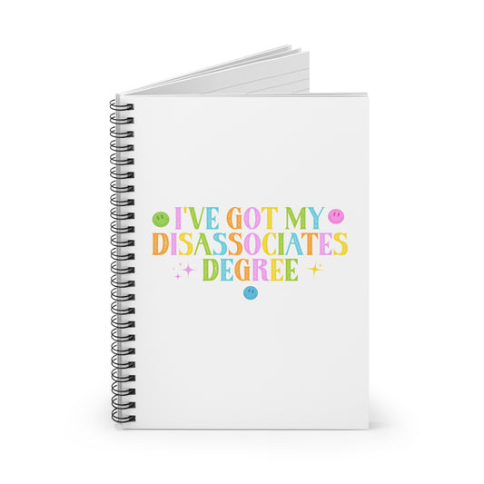 Disassociates Degree Notebook