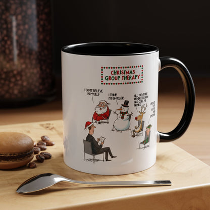 Christmas Group Therapy Mug (11oz, 15oz) Printify