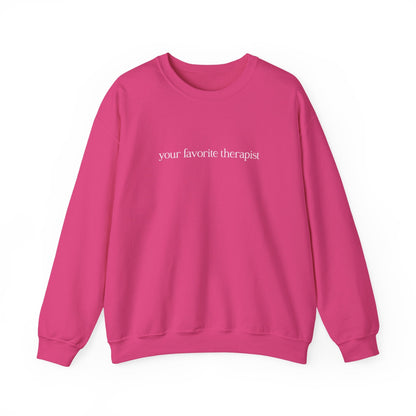 Your Favorite Therapist Crewneck Printify