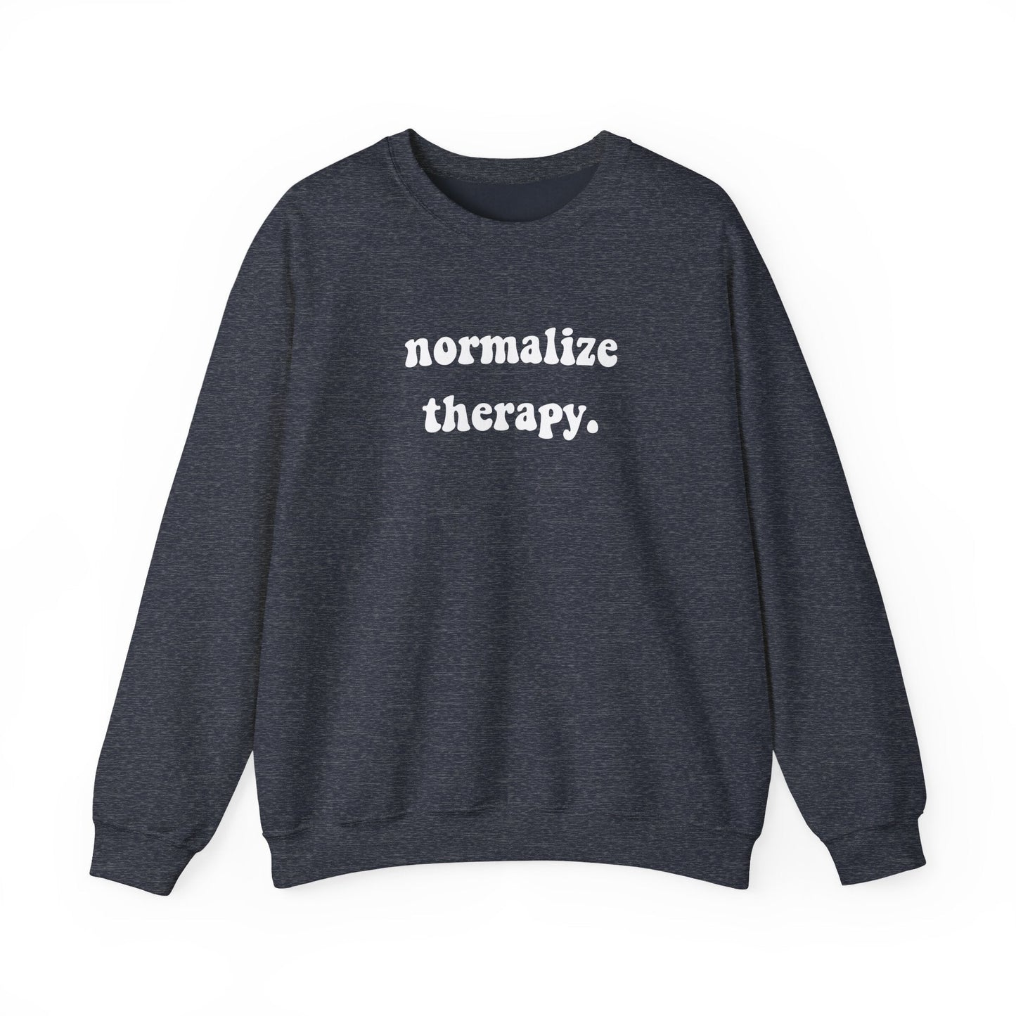 Normalize Therapy Crewneck Printify