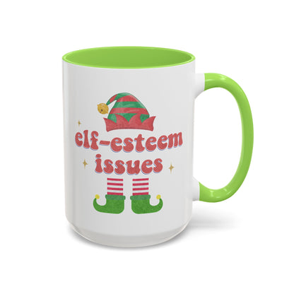 Elf-Esteem Issues Mug (11oz, 15oz)