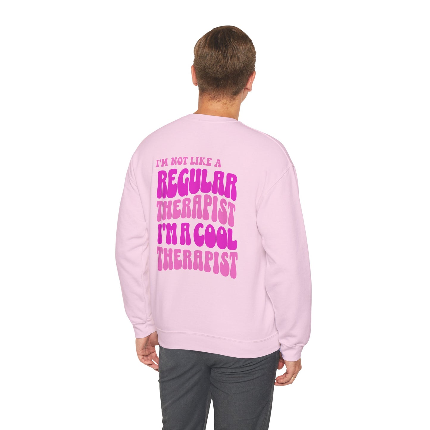 The Cool Therapist (Pink) Crewneck