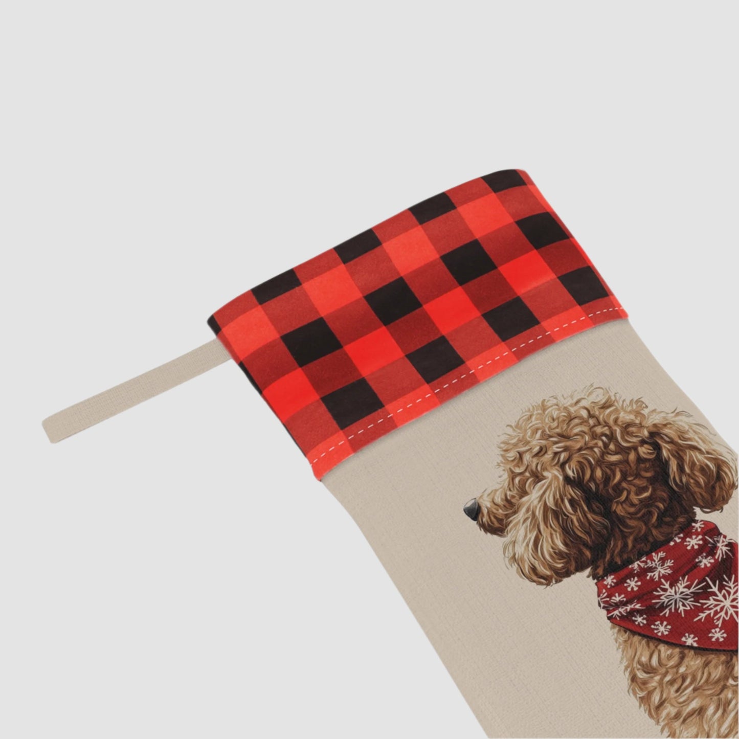 Golden Doodle Christmas Stocking - Personalization Available!