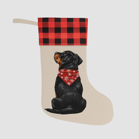 Rottweiler Christmas Stocking - Personalization Available!