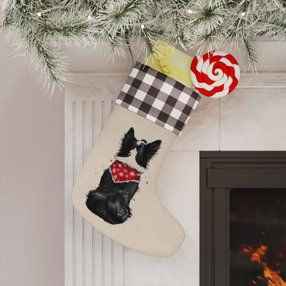 Border Collie Christmas Stocking - Personalization Available!