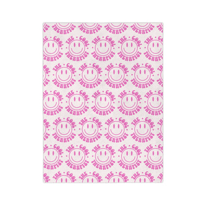 The Cool Therapist Blanket (Pink) Printify