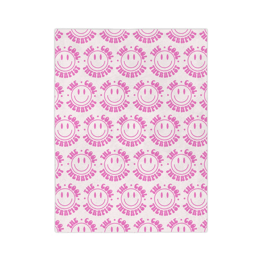 The Cool Therapist Blanket (Pink) Printify