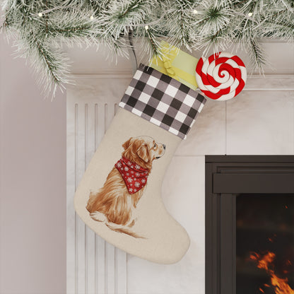 Golden Retriever Christmas Stocking - Personalization Available!