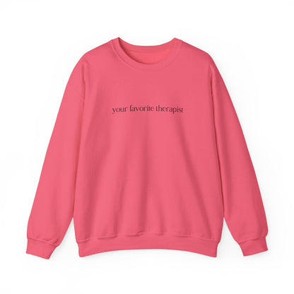 Your Favorite Therapist Crewneck Printify