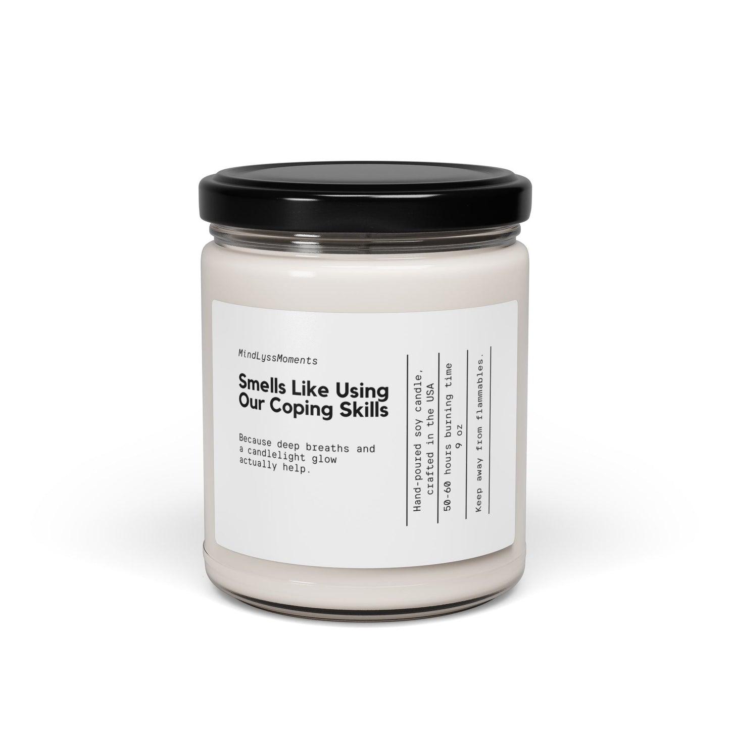 Smells Like Using Our Coping Skills Candle (9oz) Printify