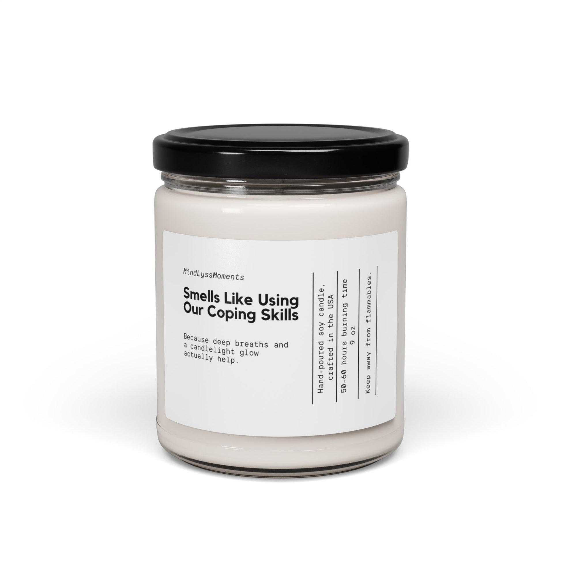 Smells Like Using Our Coping Skills Candle (9oz) Printify
