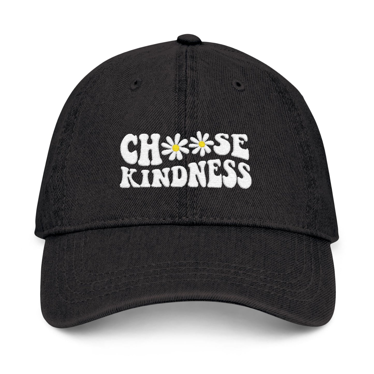 Choose Kindness Embroidered Denim Hat