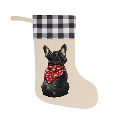 French Bulldog Christmas Stocking - Personalization Available! Printify
