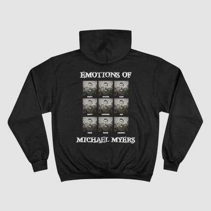 Emotions of Michael Myers Champion Hoodie Printify