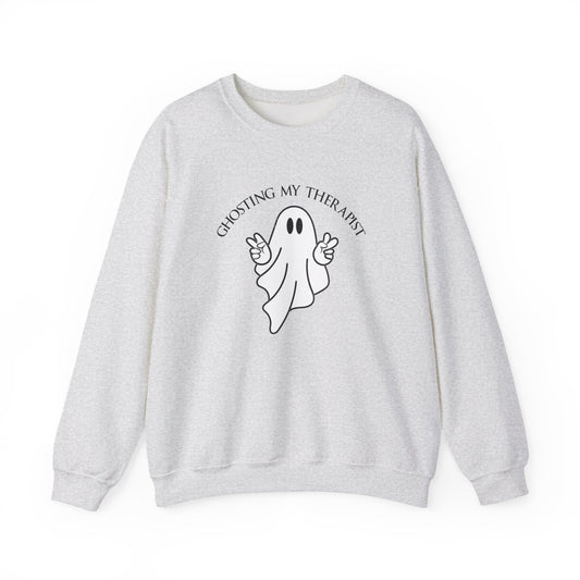 Ghosting My Therapist Crewneck Printify