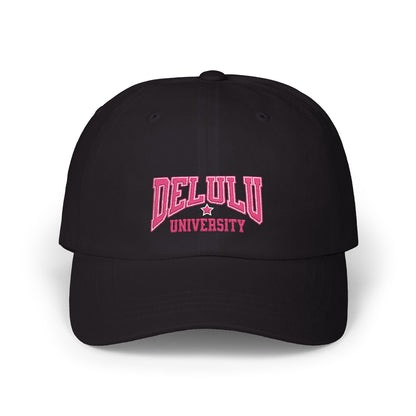 Delulu University Embroidered Hat Printify