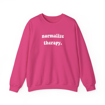 Normalize Therapy Crewneck Printify