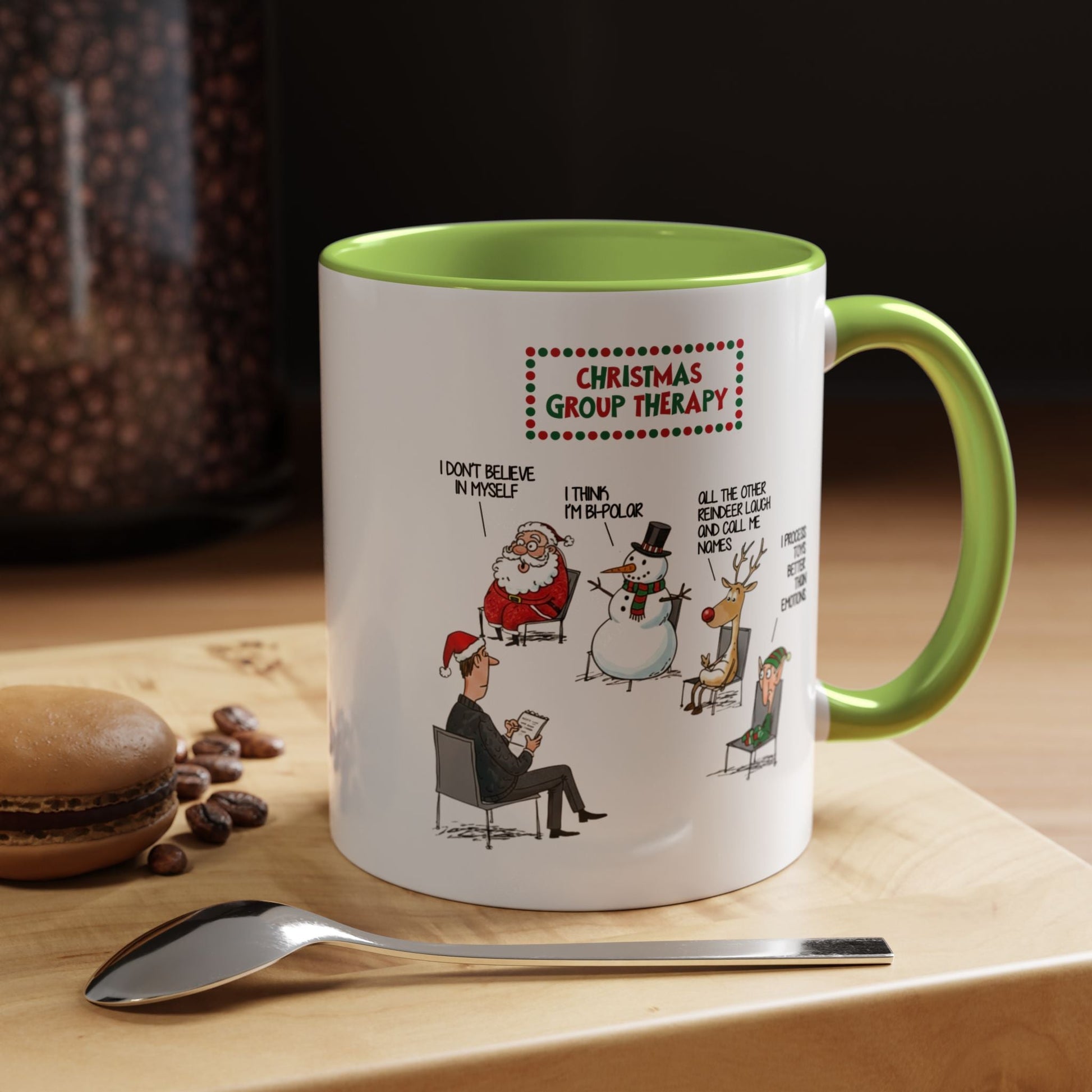 Christmas Group Therapy Mug (11oz, 15oz) Printify