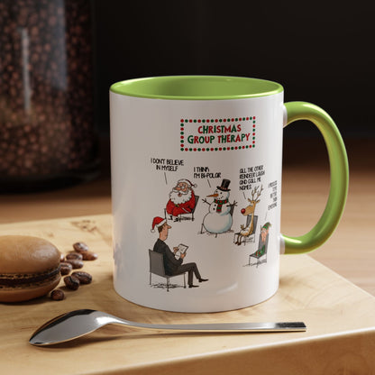 Christmas Group Therapy Mug (11oz, 15oz) Printify