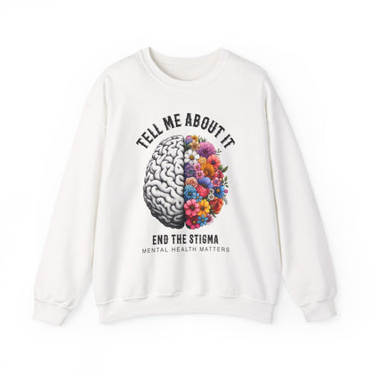 Tell Me About It Crewneck Printify