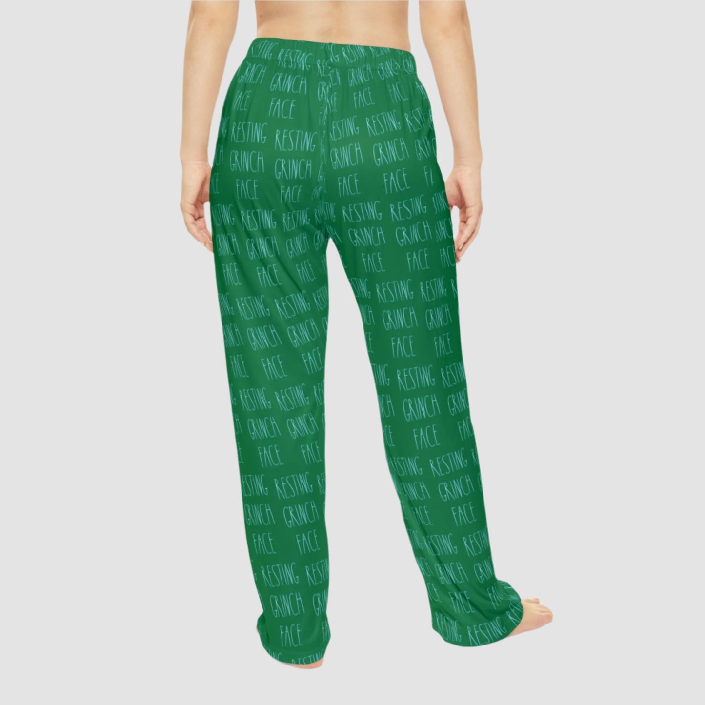 Resting Grinch Face Women's PJ Pants