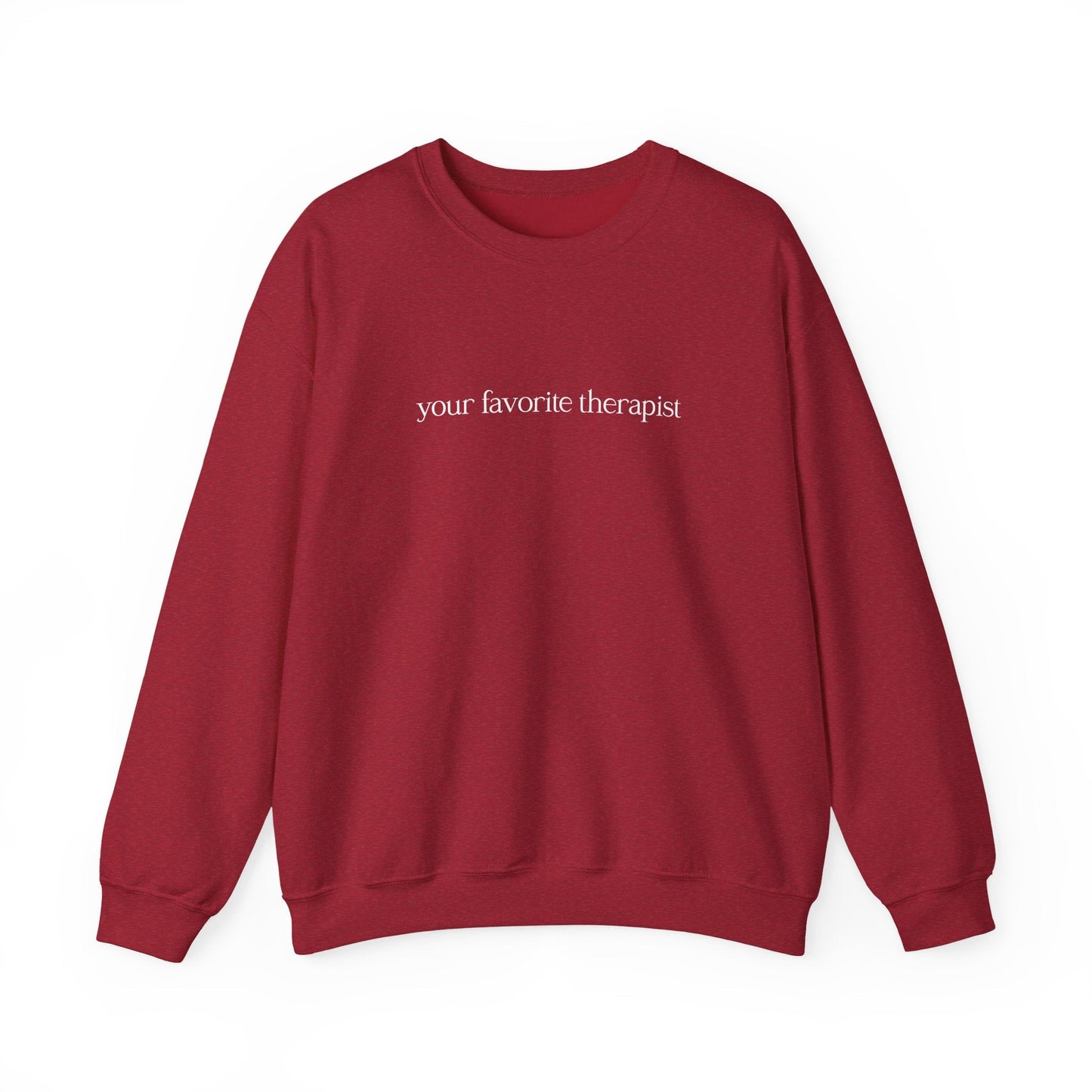 Your Favorite Therapist Crewneck Printify
