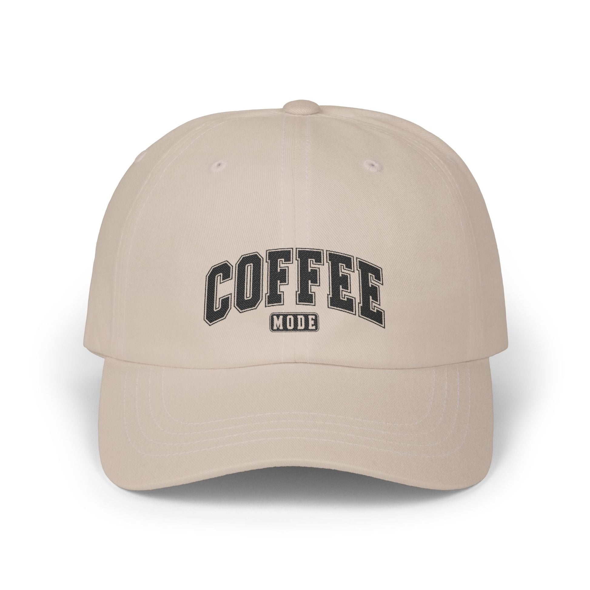 Coffee Mode Embroidered Hat Printify