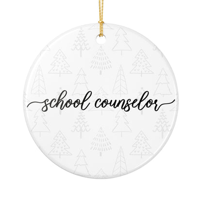 School Counselor Ornament Printify