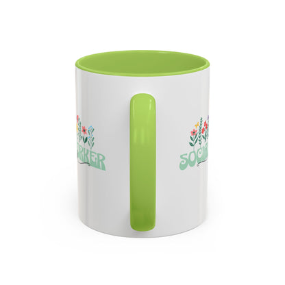 Floral School Social Worker Mug (11oz)